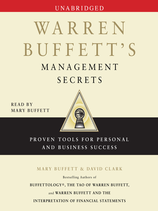 Title details for Warren Buffett's Management Secrets by Mary Buffett - Wait list